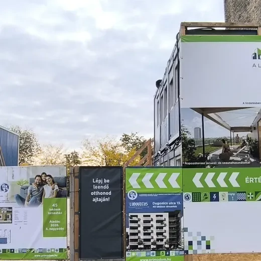 Márkaépítés a cégcsoport ingatlanfejlesztési projektjén