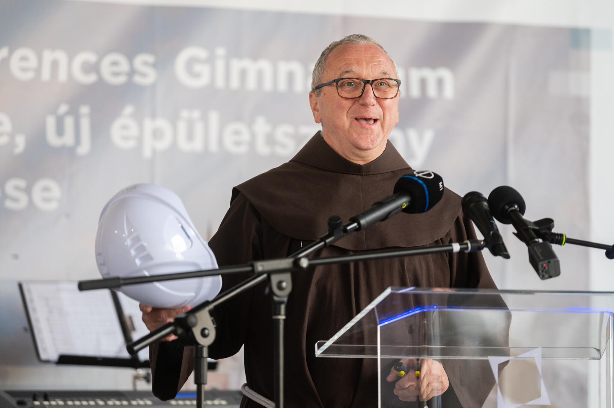 Dr. Varga Imre Kapisztrán, ferences szerzetes, a Temesvári Pelbárt Ferences Gimnázium és Kollégium lelki igazgatóhelyettese